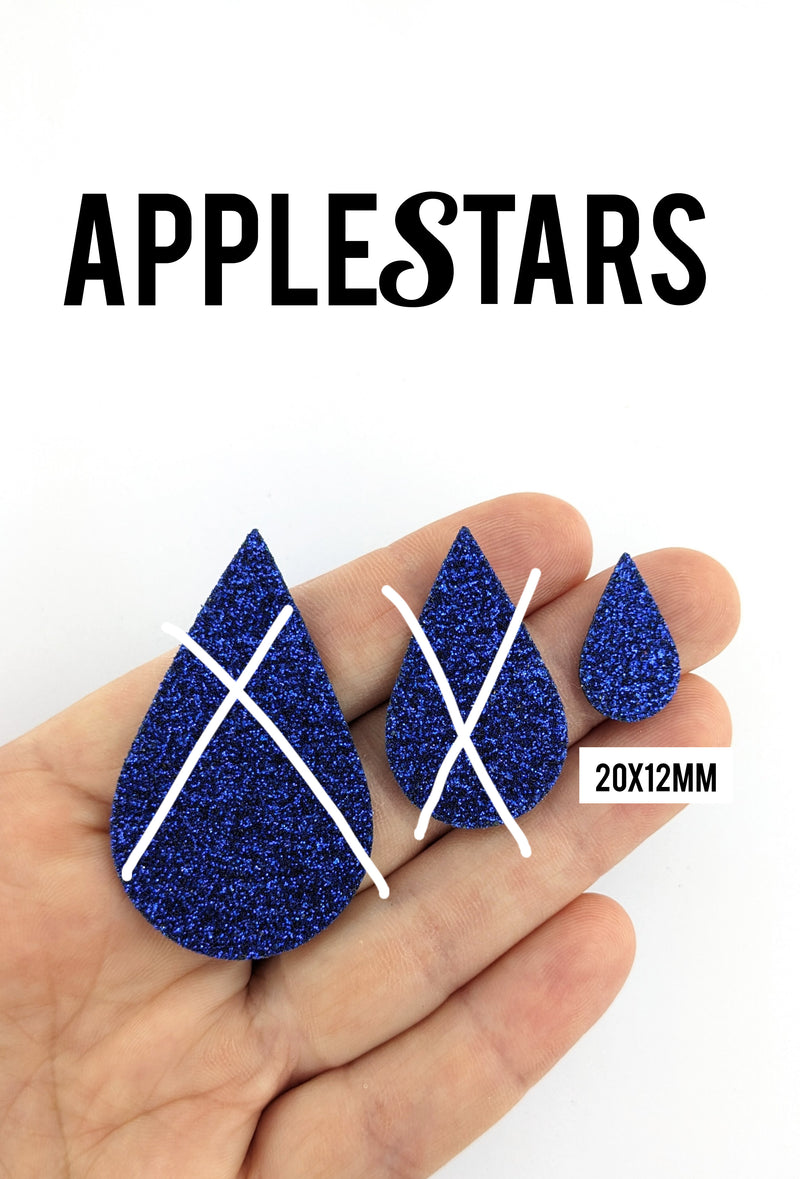 Goutte AppleStars Bleu 20x12mm