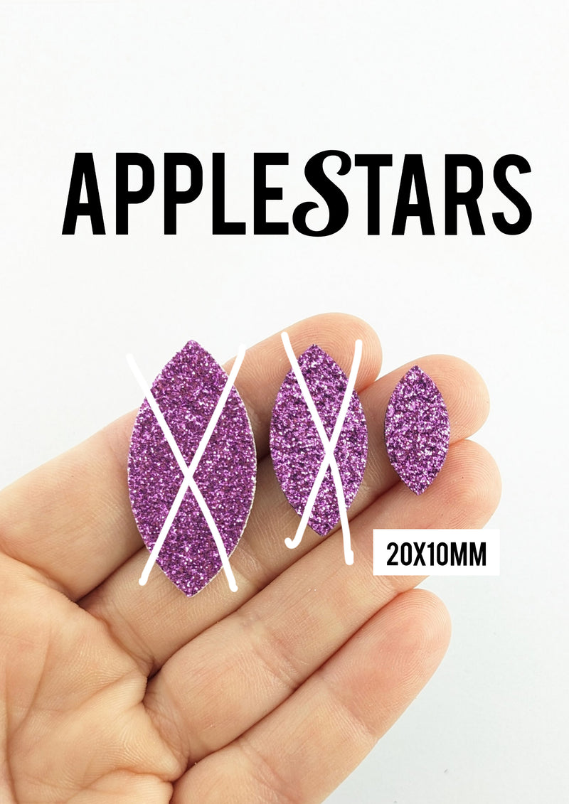 Feuille 20x10mm AppleStars Violet