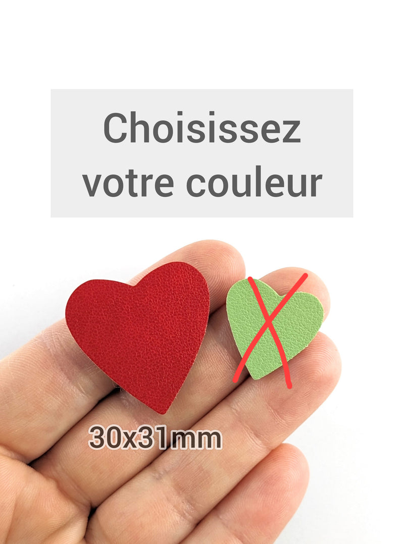 Nouveau Coeur AppleStars Bleu 30x31mm